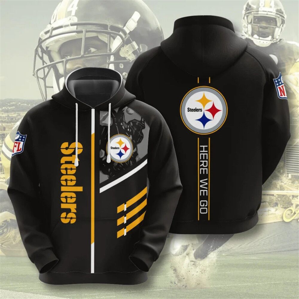 Men's NFL 3D Digital Print Hoodie - Loose Fit