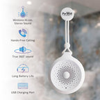 Pursonic Peak Wireless Speaker & Pursonic Waterproof Wireless Speaker Bundle – 360° Hi-Res Sound Anywhere, Anytime