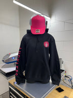 Cool Tattoos Hoodie | Black - Mint - Pink