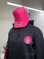 Cool Tattoos Hoodie | Black - Mint - Pink