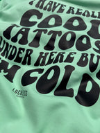 Cool Tattoos Hoodie | Black - Mint - Pink