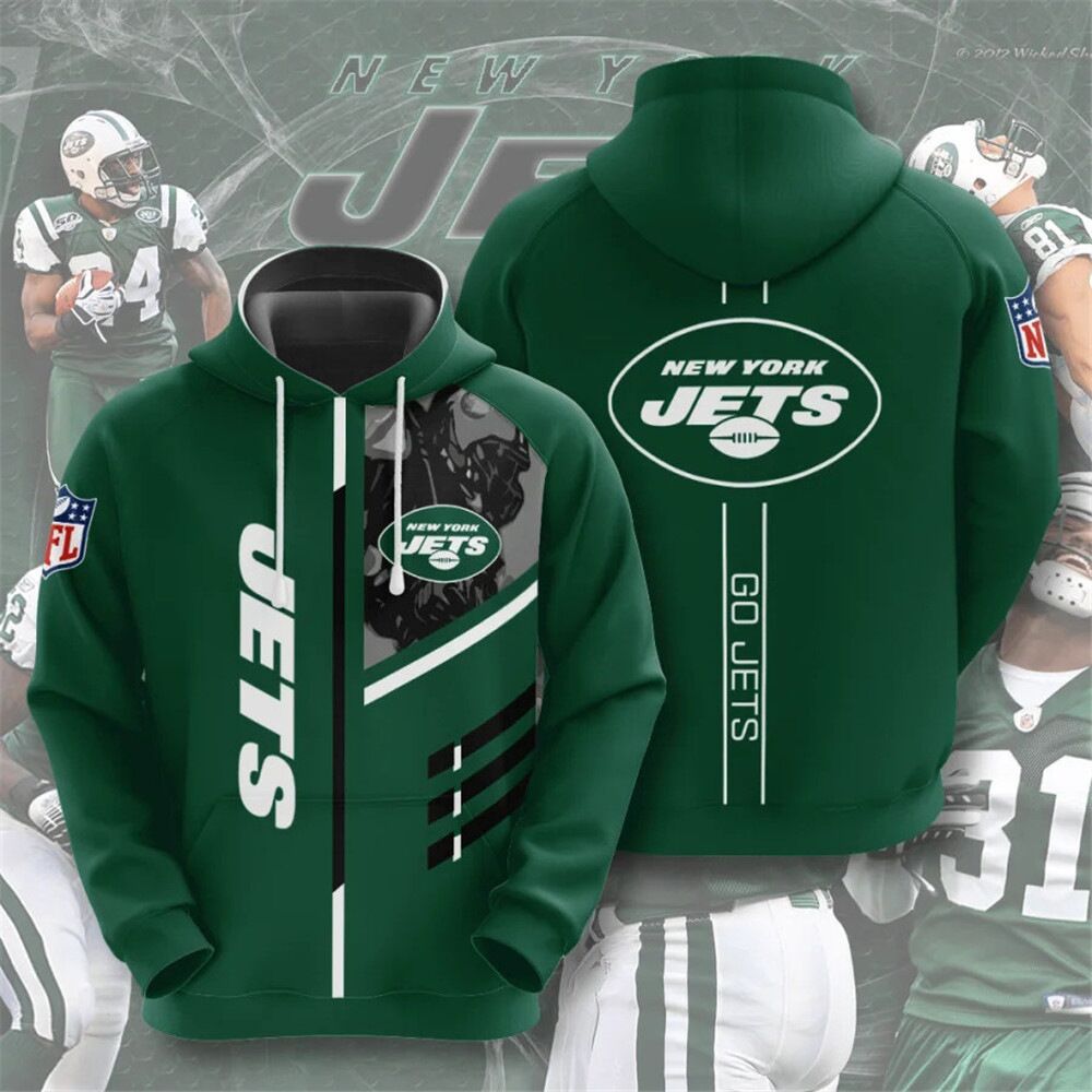 Men's NFL 3D Digital Print Hoodie - Loose Fit