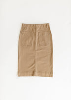 Erica Cotton Twill Midi Skirt - FINAL SALE