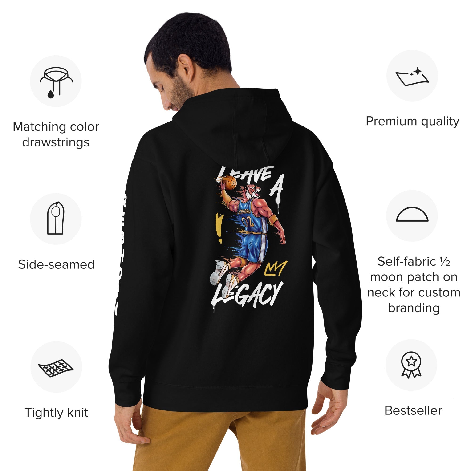 Leave A Legacy (Basketball Edition) Premium Unisex Hoodie